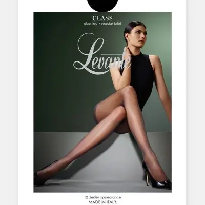 Class Regular Brief Gloss Leg - Nero