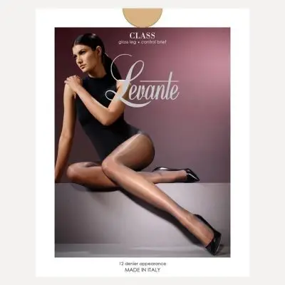Levante Class Gloss Leg Control Brief - Natural