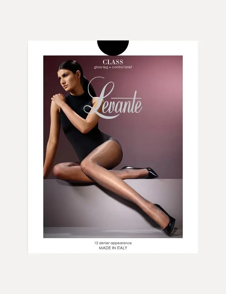 Levante Class Gloss Leg Control Brief - Nero
