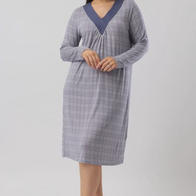 Casablanca Diamond Nightie - Bluestone