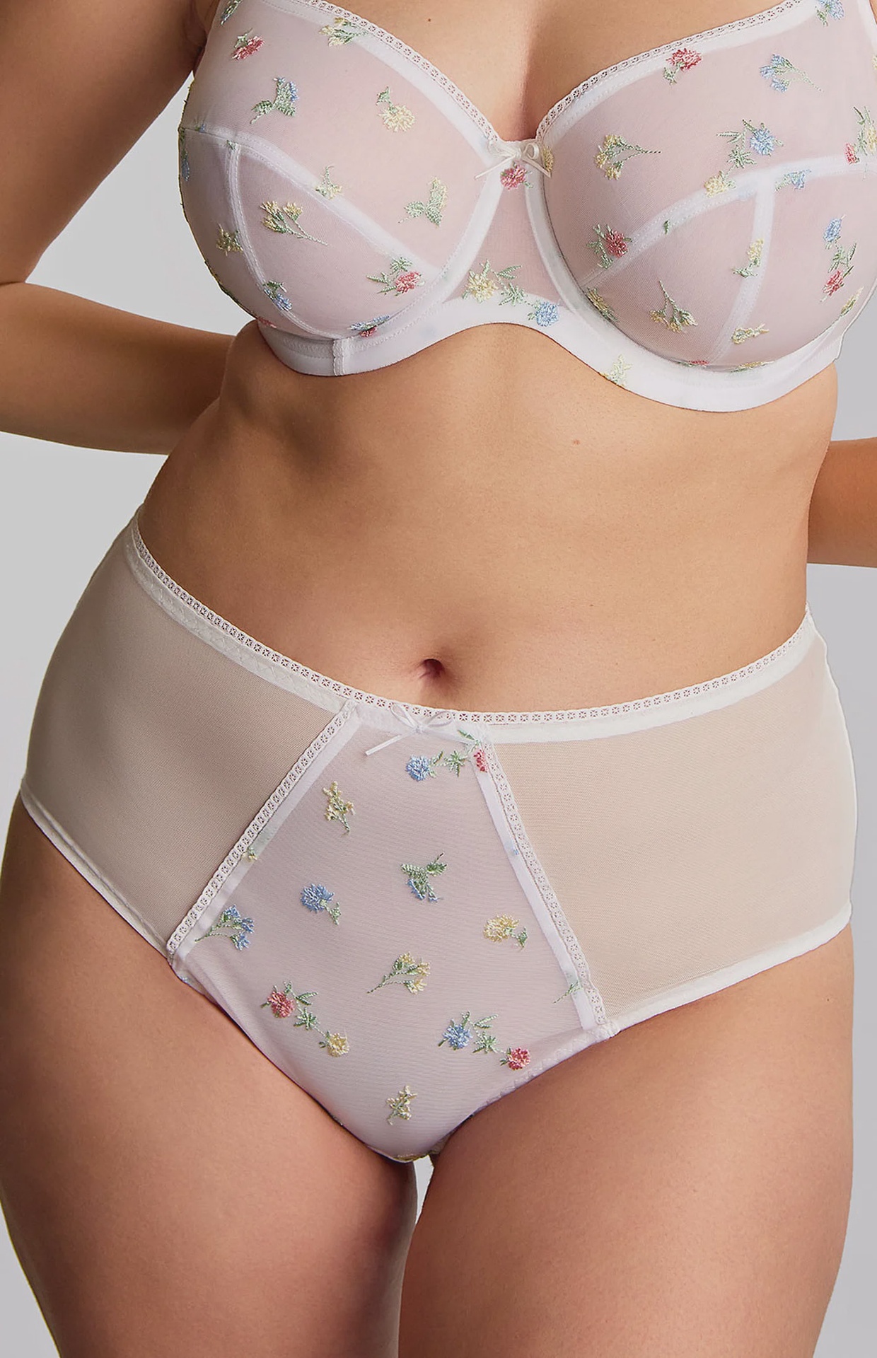 Panache Tango Edit Deep Brief - White