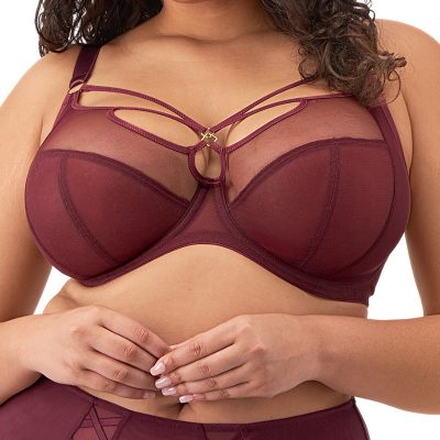 Elomi Sachi UW Plunge Bra -Cabernet**