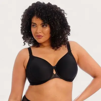 Elomi Charley UW Moulded Spacer Bra - Black