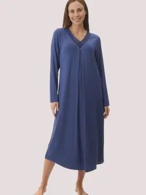 Givoni Satin detail Mid Nightie