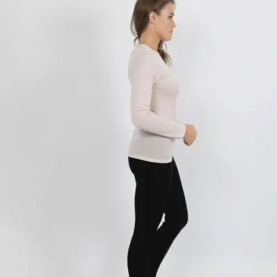 Pure Merino Wool 200gsm Long Sleeve - Ivory