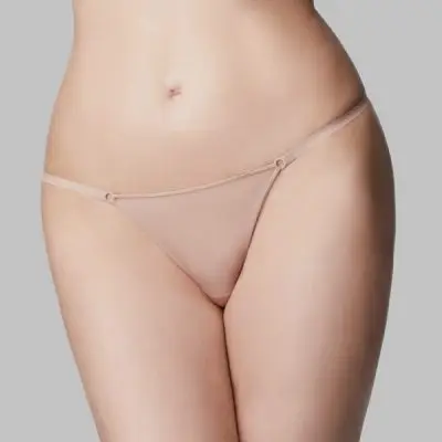 The Knicker Classic Tiny G String - Nude