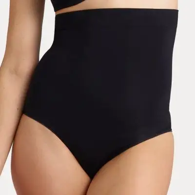 Ambra Power Lite Hi Waist Brief - Black