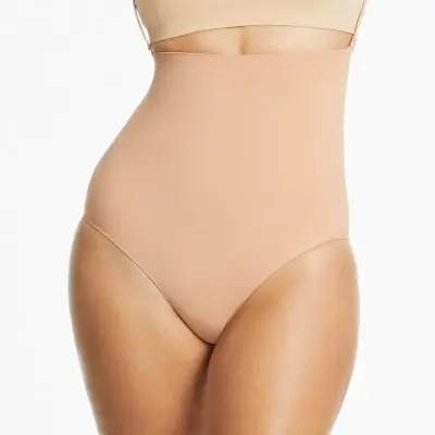 Ambra Hih Waisted Shaping  Brief - Rose Beige