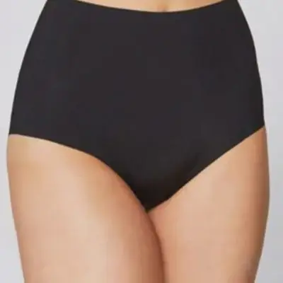 LaSculpte Laser-Cut Full Brief - Black