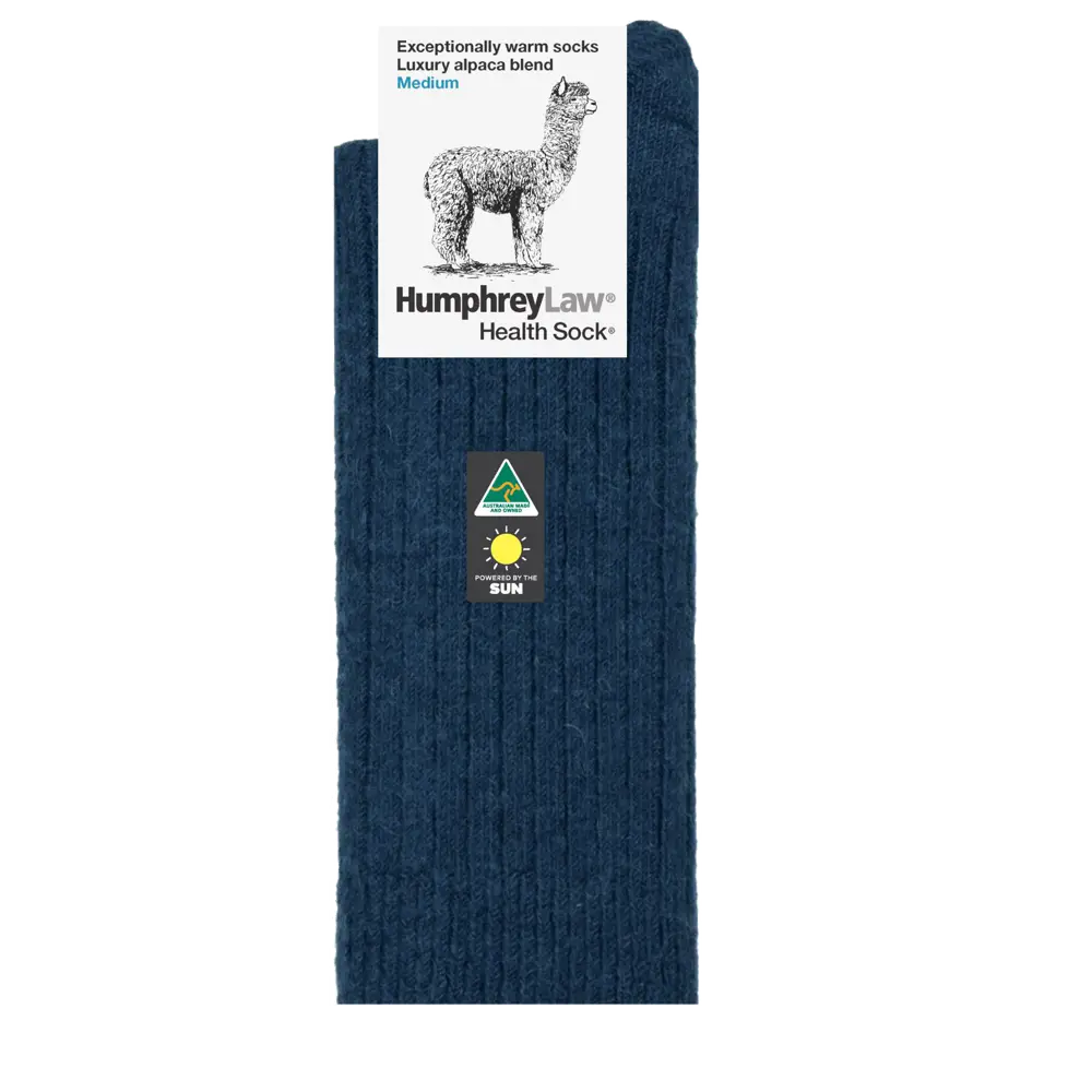 Humphrey Law Alpaca Wool Blend Sock -Charcoal