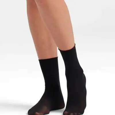 Ambra No Band Anklet 2PP - Black