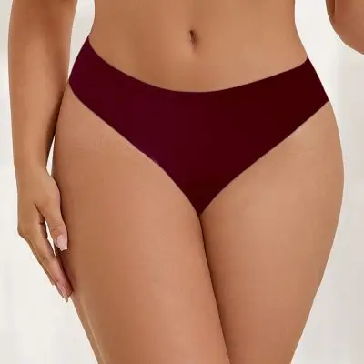SNL Refine seamless Thong - Burgundy