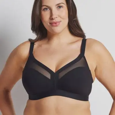 Kayser Hold Up Unreal Wirefree Bra -Black