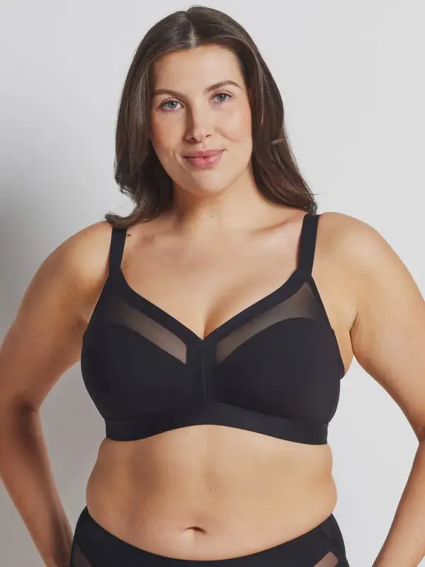 Kayser Hold Up Unreal Wirefree Bra -Black