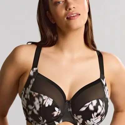 Sculptresse Bliss Full Cup Bra - Black/Floral