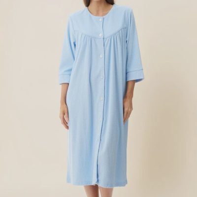 Givoni Jacquard Knit Towelling Gown