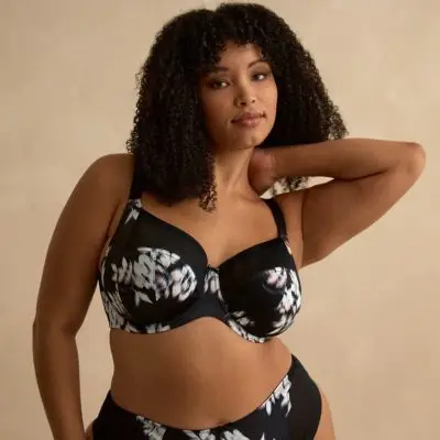 Sculptresse Bliss Full Cup Bra - Black/Floral