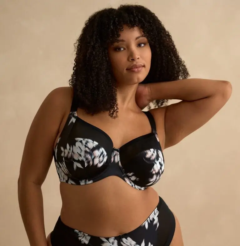 Sculptresse Bliss Full Cup Bra - Black/Floral