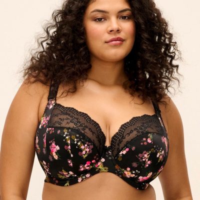 Elomie Lucie UW Plunge Bra - Fleur