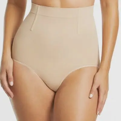 Ambra Its a Cinch' Hi-Waist Full Brief - Rose Dust
